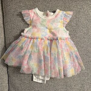 Little Me Soft Pastel Baby Dress